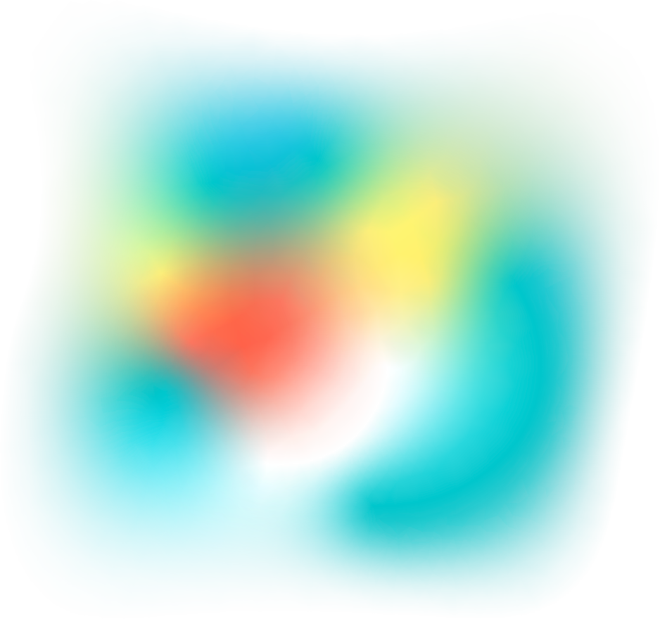 Gradient Blur Green Yellow Orange